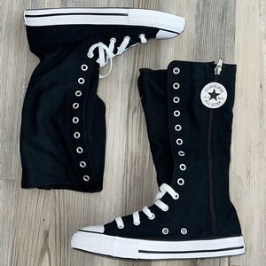 Converse Chuck Taylor All Star XX-Hi High Top Sneakers Shoes Youth 3 Black NEW